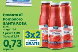 Prix Quality Passata di Pomodoro SANTA ROSA offerta