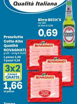 Prix Quality Prosciutto Cotto Alta Qualità ROVAGNATI offerta