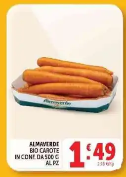 Deco Supermercati ALMAVERDE BIO CAROTE offerta