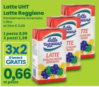 Latte Reggiano Parzialmente Screamato