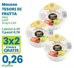 Prix Quality Mousse TESORI DI FRUTTA offerta