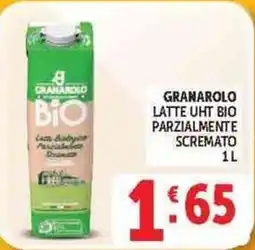 Deco Supermercati Granarolo Latte UHT Bio Parzialmente Scremato offerta