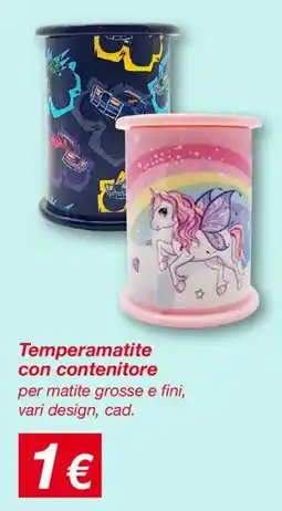 KiK Temperamatite con contenitore offerta