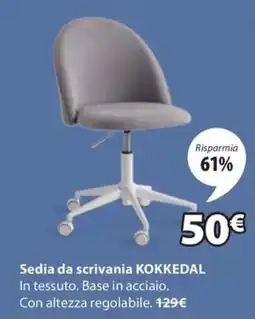 JYSK Sedia da scrivania kokkedal offerta