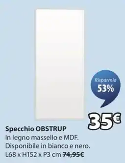 JYSK Specchio OBSTRUP offerta