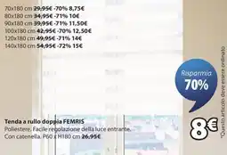 JYSK Tenda a rullo doppia femris offerta