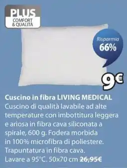 JYSK Cuscino in fibra living medical offerta