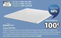 JYSK Dreamzone topper kvisten offerta