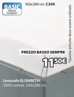 JYSK Lenzuolo ELISABETH offerta