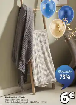 JYSK Plaid in pile hagtorn offerta