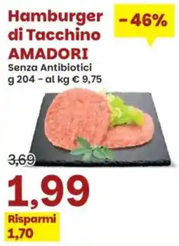 Prix Quality Hamburger di Tacchino AMADORI offerta