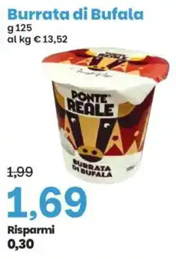 Prix Quality Ponte Reale Burrata di Bufala offerta