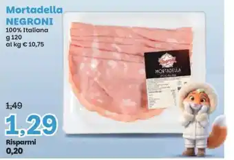 Prix Quality Mortadella NEGRONI offerta