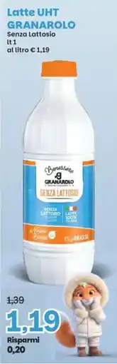 Prix Quality Latte UHT Granarolo Senza Lattosio offerta