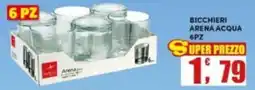 Maury's Bicchieri Arena Acqua offerta