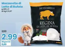 Prix Quality Mozzarella di Latte di Bufala REGINA offerta