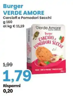 Prix Quality Burger VERDE AMORE offerta