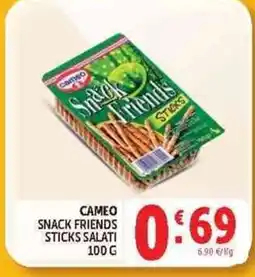 Deco Supermercati CAMEO SNACK FRIENDS STICKS SALATI offerta