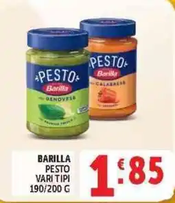 Deco Supermercati Barilla Pesto offerta