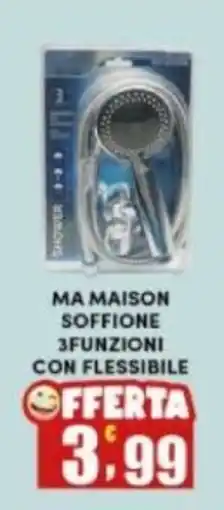 Maury's MA MAISON SOFFIONE 3FUNZIONI CON FLESSIBILE offerta