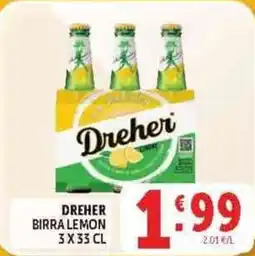 Deco Supermercati Dreher Birra Lemon offerta