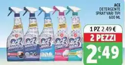 Deco Supermercati ACE DETERGENTE SPRAY offerta