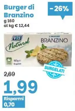 Prix Quality Burger di Branzino offerta