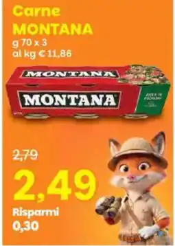 Prix Quality Carne MONTANA offerta