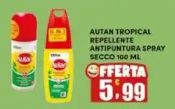Maury's Autan Tropical Repellente Antipuntura Spray offerta