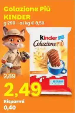 Prix Quality Kinder Colazione Più offerta