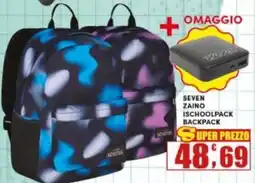 Maury's SEVEN ZAINO ISCHOOLPACK BACKPACK offerta
