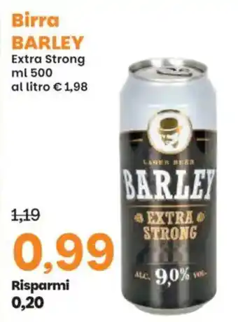 Prix Quality Birra BARLEY Extra Strong offerta