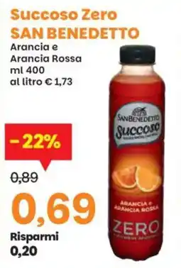 Prix Quality Succoso Zero SAN BENEDETTO offerta