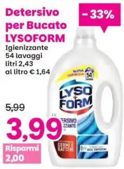 Prix Quality Detersivo per Bucato LYSOFORM offerta