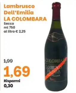 Prix Quality Lambrusco Dell'Emilia LA COLOMBARA offerta