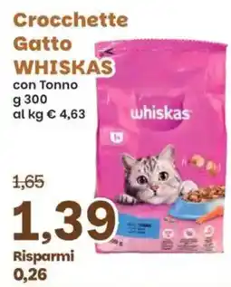 Prix Quality Crocchette Gatto WHISKAS con Tonno offerta