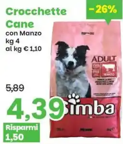 Prix Quality Crochette Cane con Manzo Simba offerta