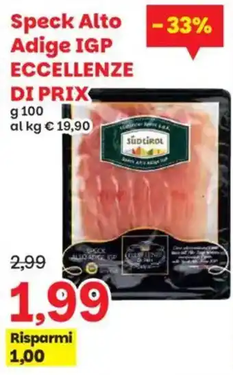 Prix Quality Speck Alto Adige IGP offerta