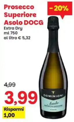 Prix Quality Prosecco Superiore Asolo DOCG offerta