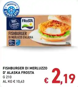 Coal City FISHBURGER DI MERLUZZO D' ALASKA FROSTA offerta
