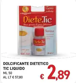 Coal City Dolcificante Dietetico Tic Liquido offerta