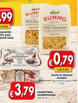 Coal City Pasta di semola Rummo offerta