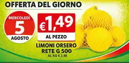 Coal City LIMONI ORSERO offerta