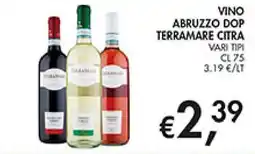 Coal City Vino Abruzzo DOP Terramare Citra offerta