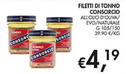 Coal City Filetti di tonno consorcio offerta