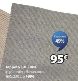 JYSK Tappeto lucerne in poliestere/lana/cotone offerta