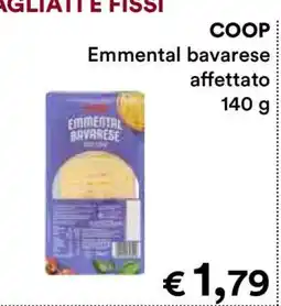 Coop COOP EMMENTAL BAVARESE AFFETTATO offerta