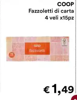 Coop COOP Fazzoletti di carta offerta