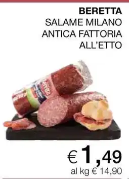 Coop BERETTA SALAME MILANO ANTICA FATTORIA ALL’ETTO offerta