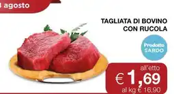 Coop TAGLIATA DI BOVINO CON RUCOLA offerta
